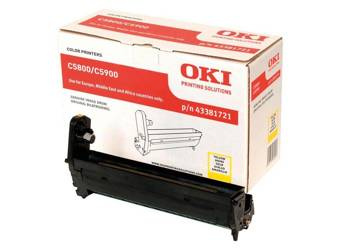 Bęben światłoczuły oryginalny OKI 43381721 [Żółty]