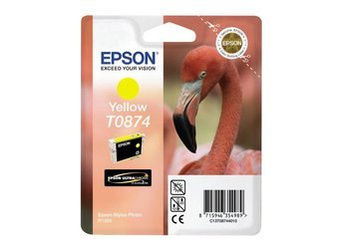 Tusz oryginalny Epson T0874 [C13T08744010] [Żółty]