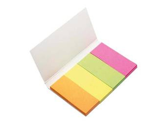 Zakładki Indeksujące Papierowe Grand 4 Kolory 20x50mm