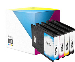 Tusze zamienniki Epson T755P XL [CMYK] zestaw marki Print.ink