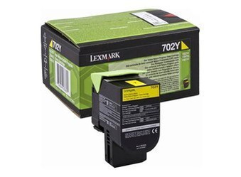 Toner oryginalny Lexmark 702Y [70C20Y0] [Żółty]