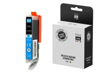 Tusz zamiennik Canon CLI-531C [6119C001] [Niebieski] marki Print.ink