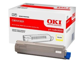 Toner oryginalny OKI 44643001 [Żółty]