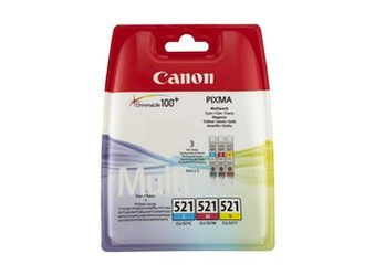 Tusz oryginalny Canon CLI-521 [2934B015] [CMY] [Trzypak]