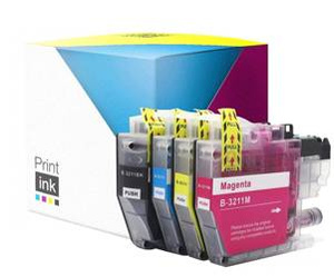 Tusze zamienniki Brother LC3211VALDR [CMYK] zestaw marki Print.ink