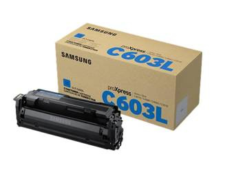 Toner oryginalny Samsung CLT-C603L [SU080A] [Niebieski]