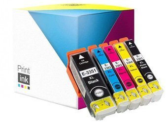 Tusze zamienniki Epson 33XL [T3357] [C13T33574010] [CMYK] zestaw marki Print.ink