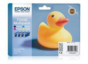 Tusze oryginalne Epson T0556 [C13T055640A0] [CMYK] [Zestaw]