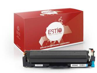 Toner zamiennik Canon 055H [CRG055HC] [3019C002] [Niebieski] [Bez Chipa] marki Estio