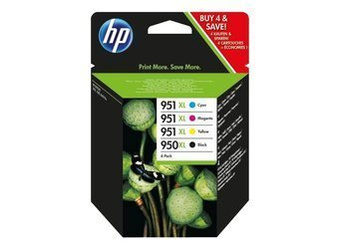 Tusze oryginalne HP 950XL + 951XL [C2P43AE] [CMYK] [Zestaw]