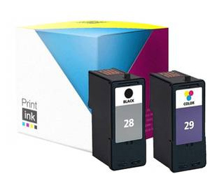 Tusze zamienniki Lexmark 28 + 29 [18C1520E] [CMYK] zestaw marki Print.ink
