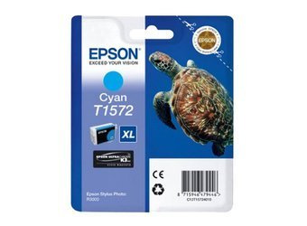 Tusz oryginalny Epson T1572 [C13T15724010] [Niebieski]