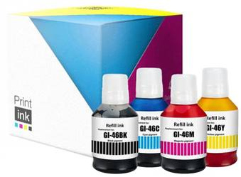 Tusze zamienniki Canon GI-46 [CMYK] zestaw marki Print.ink