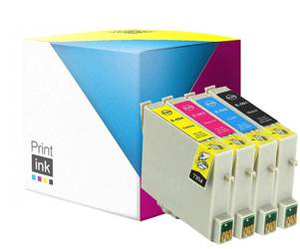 Tusze zamienniki Epson T0556 [C13T055640A0] [CMYK] zestaw marki Print.ink