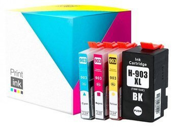 Tusze zamienniki HP 903XL [T6M15AE] [CMYK] zestaw marki Print.ink