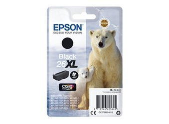 Tusz oryginalny Epson 26XL [T2621] [C13T26214012] [Czarny]