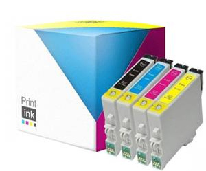 Tusze zamienniki Epson T0445 [C13T043140BA] [CMYK] zestaw marki Print.ink