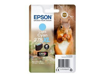 Tusz oryginalny Epson 378XL [T3795] [C13T37954010] [Jasny Niebieski]