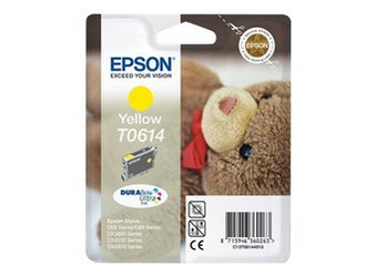 Tusz oryginalny Epson T0614 [C13T06144010] [Żółty]