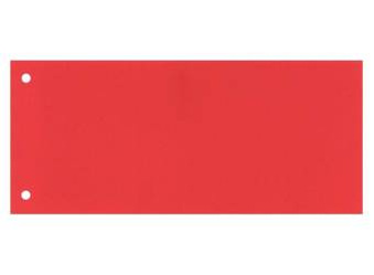 Przekładki Podłużne 1/3 A4 Esselte Czerwone 100 szt