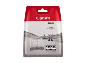 Tusz oryginalny Canon PGI-520BK [2932B019] [Czarny] [Dwupak]