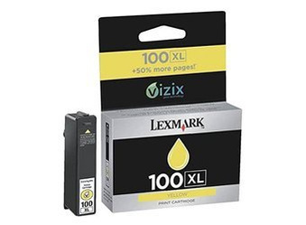 Tusz oryginalny Lexmark 100XL [14N1071E] [Żółty]