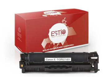 Toner zamiennik Canon 718Y [CRG718Y] [2659B002] [Żółty] marki Estio