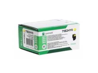 Toner oryginalny Lexmark 71B2HY0 [Żółty]