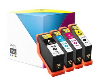 Tusze zamienniki Lexmark 100XL [14N1921E] [CMYK] zestaw marki Print.ink