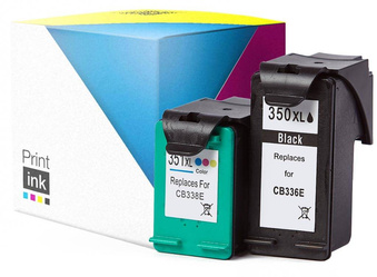 Tusze zamienniki HP 350XL + 351XL [SD412EE] [CMYK] zestaw marki Print.ink