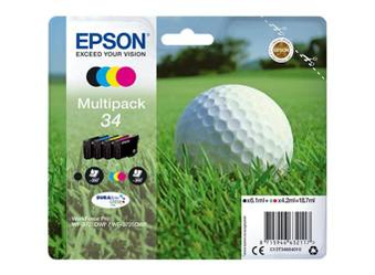 Tusze oryginalne Epson 34 [T3466] [C13T34664010] [CMYK] [Zestaw]