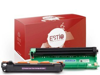 Zestaw toner i bęben do Brother [TN1030 + DR-1030] [Czarny] marki Estio