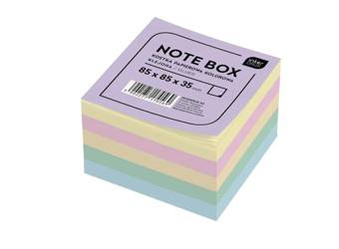 Notatnik Kolorowy Wkład do Kubika Interdruk Klejony 85x85