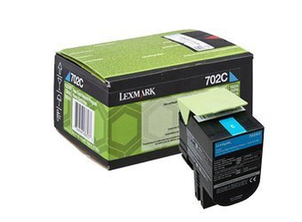 Toner oryginalny Lexmark 702C [70C20C0] [Niebieski]