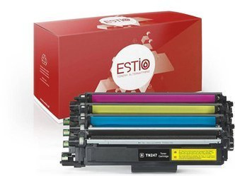 Tonery zamienniki Brother 247 [CMYK] zestaw marki Estio