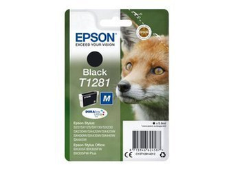 Tusz oryginalny Epson T1281 [C13T12814012] [Czarny]