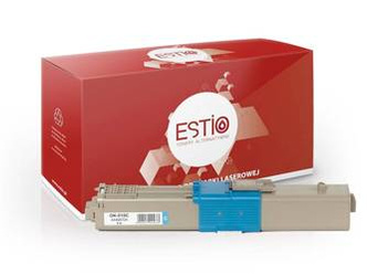 Toner zamiennik OKI 44469724 [Niebieski] marki Estio