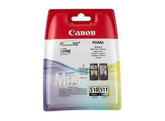 Tusze oryginalne Canon PG-510 + CL-511 [2970B010] [CMYK] [Zestaw]