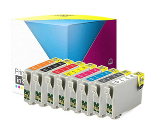 Tusze zamienniki Epson T087P [Multi CMYK] zestaw marki Print.ink