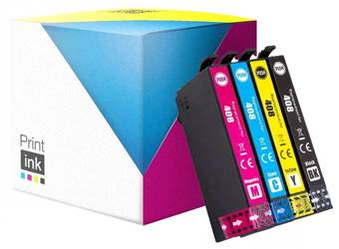 Tusze zamienniki Epson 408L [CMYK] zestaw marki Print.ink
