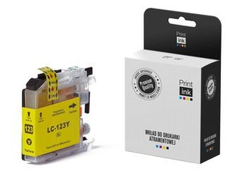 Tusz zamiennik Brother LC123Y [Żółty] marki Print.ink