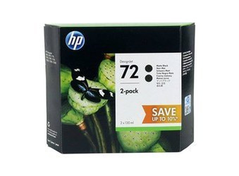Tusz oryginalny HP 72 [P2V33A] [Matowy Czarny] [Dwupak]