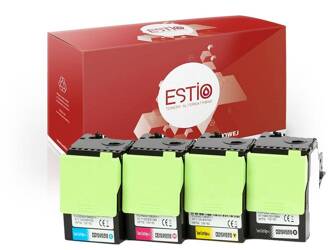 Tonery zamienniki Lexmark 702H [CMYK] zestaw marki Estio