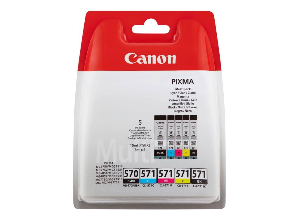 570 571 Pgi-570 Pgbk Cli-571 Replacement Ink Cartridge Compitalbe For Canon  Mg5750 Mg5751 Mg5752 Mg5753 Mg6850 Mg6851 Mg6852